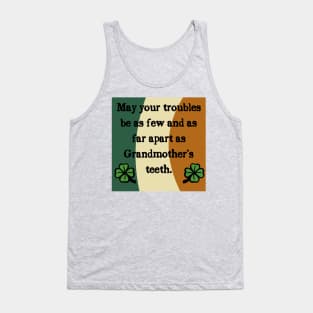 An Irish Blessing for St Patrick's Day Tank Top